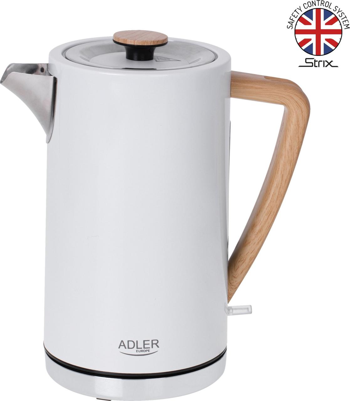 Електрочайник Adler AD 1347 White