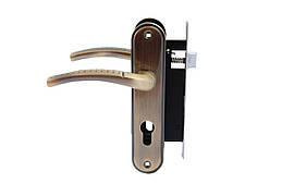 Ручка на планці з корпусом FZB ЕТ-6540 АВ (бронза)