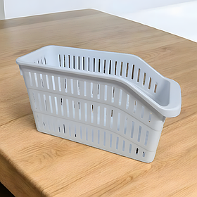 Кошик для зберігання універсальний, 4,5л, 29x12,5x17см, пластик, Білий (Лоток для зберігання)