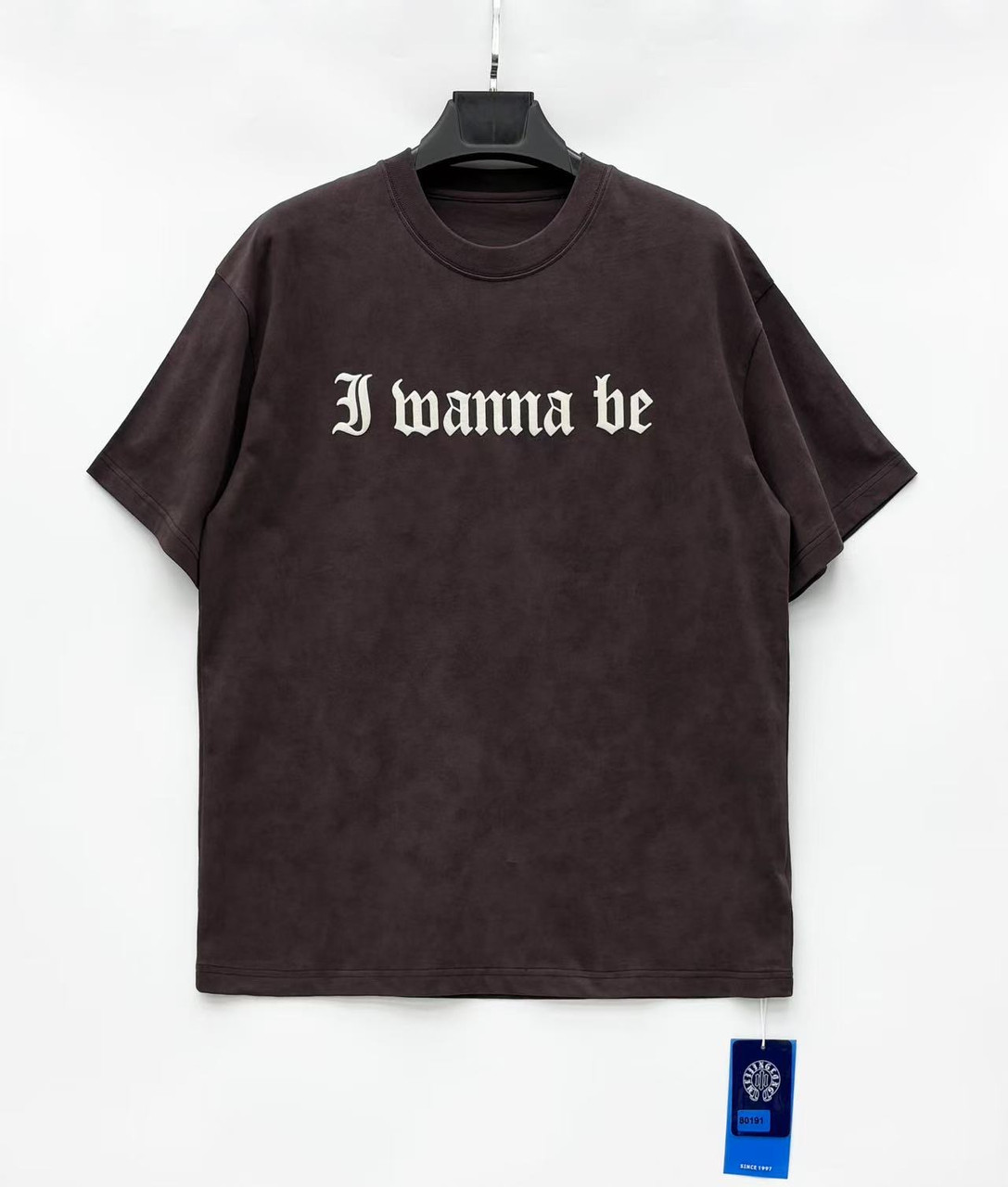 Чоловіча футболка оверсайз Oversize коричнева вільна футболка для чоловіків люкс якість