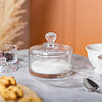 Цукерниця з кришкою Ø 10 см скляна, фото 5