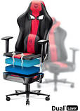 Комп'ютерне крісло для геймера Diablo X-Player 2.0 Normal Size (L) Black-Red, фото 4