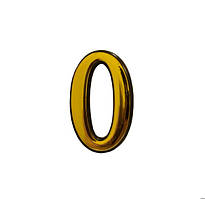 Номер дверний FZB № 0 (великий)