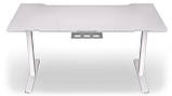 Геймерський ігровий стіл Endorfy Atlas L Electric Onyx White, фото 8
