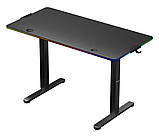 Геймерський ігровий стіл Huzaro Hero 8.2 RGB Black, фото 3