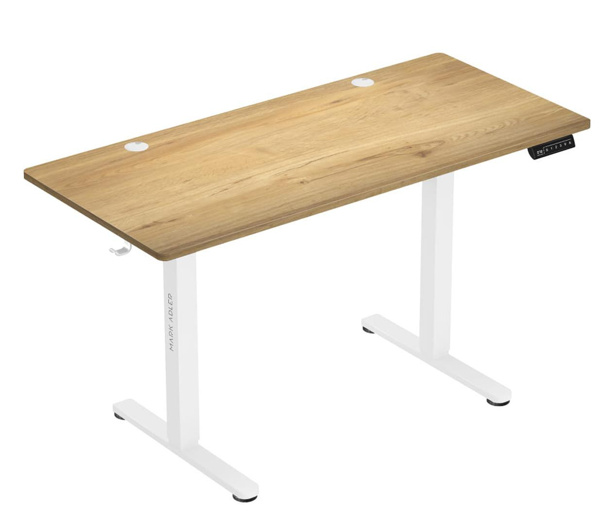 Геймерський ігровий стіл Mark Adler Leader 7.0 Wood/White