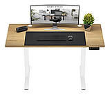 Геймерський ігровий стіл Mark Adler Leader 7.0 Wood/White, фото 4