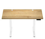 Геймерський ігровий стіл Mark Adler Leader 7.0 Wood/White, фото 5