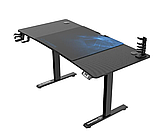 Геймерський ігровий стіл Ultradesk Level V2 Blue, фото 5