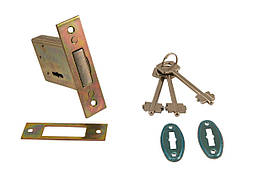 Замок врізний FZB 800 CP 3 ключа