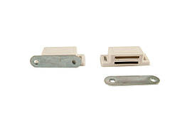 Магніт меблевий FZB 45 мм білий (24 шт.)