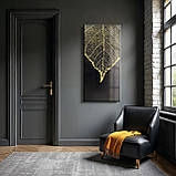 Металокерамічний дизайн-обігрівач UDEN-700 "Золотий лист", фото 3