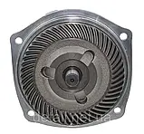 Шпиндель в зборі болгарки УШМ Black & Decker BPGL2223 оригінал 4149150009 (dвала10/h84/51-з право/d77), фото 4