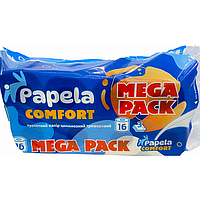 Туалетний папір білий "Papela" Comfort 3 шари (16 шт.), 115 відривів
