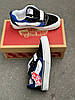 Кеди платформа Vans Old Skool KNU Black Blue Чорні з синім Кросівки Ванс Олд Скул замша текстиль платформа демісезон унісекс, фото 5