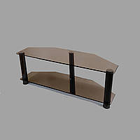 Тумба ТВ зі скла 1100х350х374 Commus Євро New Mini bronza-BL