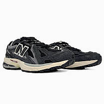 Кросівки New Balance 1906D Protection Pack Black Grey чоловічі Нью Беланс 1906Д темно-сірі замша, фото 6