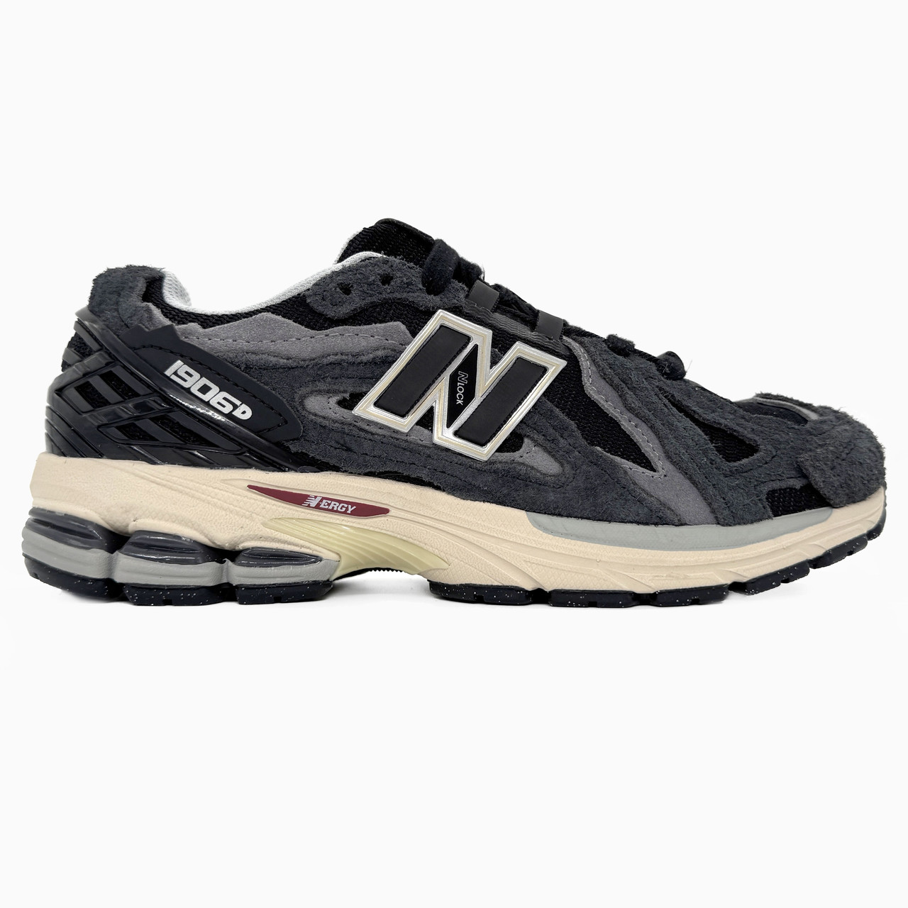 Кросівки New Balance 1906D Protection Pack Black Grey чоловічі Нью Беланс 1906Д темно-сірі замша