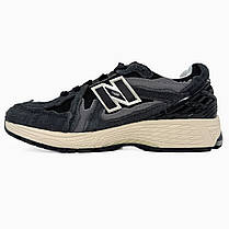 Кросівки New Balance 1906D Protection Pack Black Grey чоловічі Нью Беланс 1906Д темно-сірі замша, фото 3