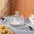 Цукерниця з кришкою Ø 10 скляна, фото 5