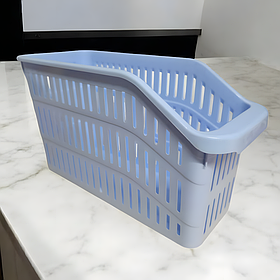 Кошик для зберігання універсальний, 4,5л, 29x12,5x17см, пластик, Блакитний (Лоток для зберігання)