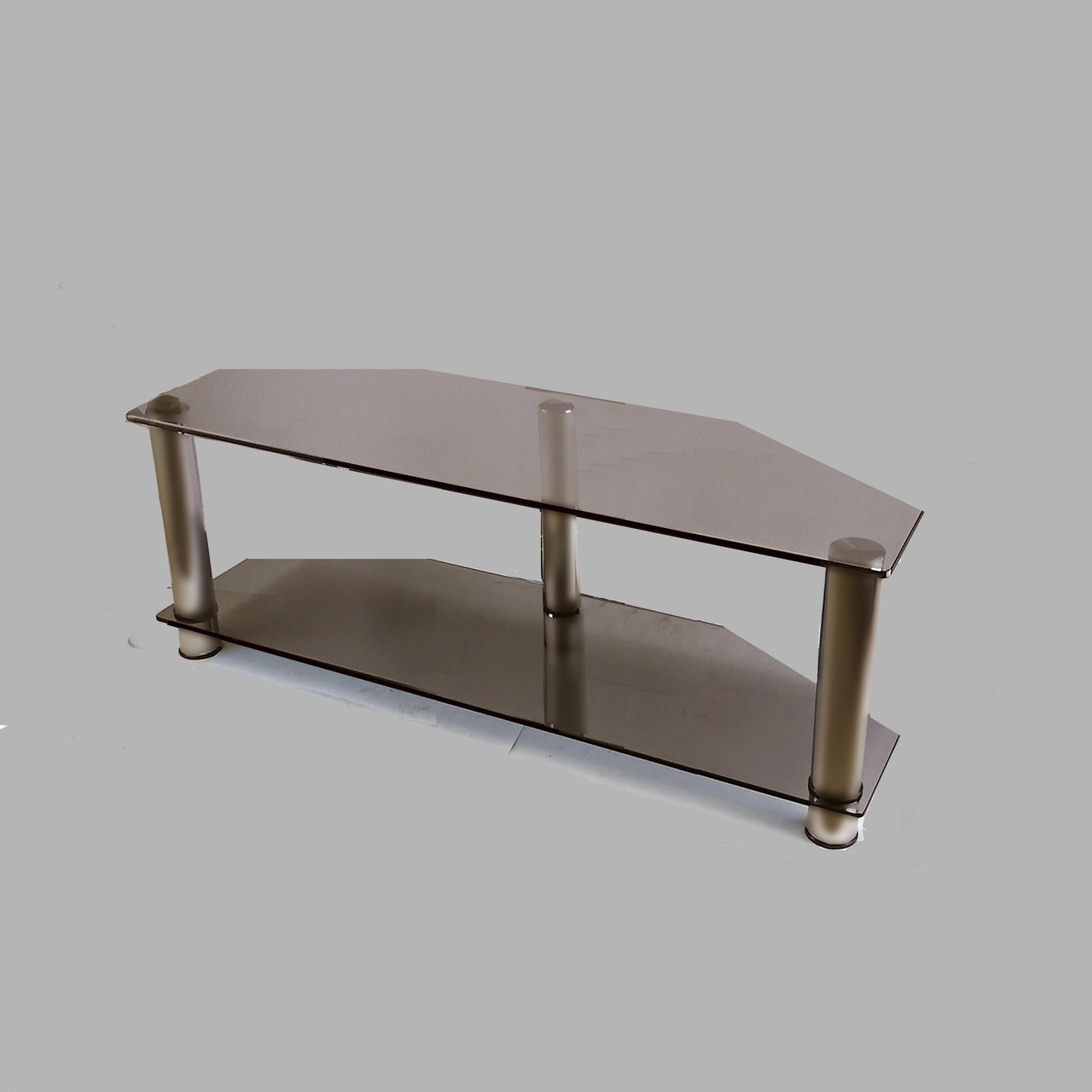 Тумба ТВ зі скла 1100х350х374 Commus Євро New Mini bronza-met