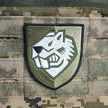 Шеврон 808 Понтонно Мостовий Полк Польовий на липучці для велкро патч