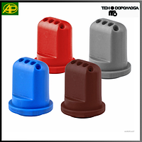 Розпилювач під КАС 5-ти струминний вертикальний Agroplast Польща під звичайну гайку