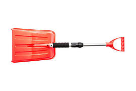 Лопата для снігу автомобільна Intertool 680-870 мм телескоп