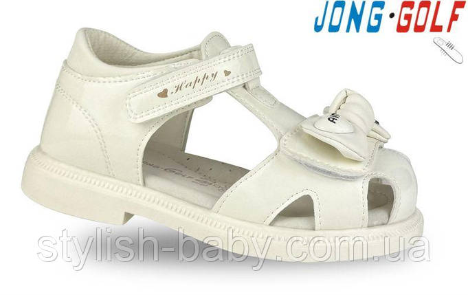Дитяче літнє взуття гуртом. Дитячі босоніжки 2025 бренда Jong Golf для дівчаток (рр. з 22 по 27), фото 1