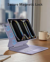 Чохол ESR iPad Pro 13 дюймів з клавіатурою (M4, 2024), чохол-клавіатура для iPad Pro 13 з легко встановлюваним, фото 6