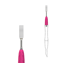 Робоча частина лопатки Staleks Pro Combo UNIQ 18 пушер плоский прямий для манікюру та педикюру