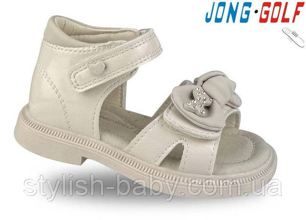 Дитяче літнє взуття гуртом. Дитячі босоніжки 2025 бренда Jong Golf для дівчаток (рр. з 26 по 31), фото 1