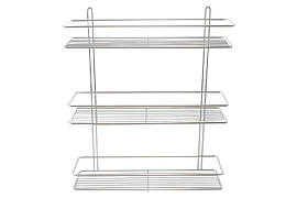 Полиця для ванної FZB 110 x 400 x 450 мм x 3 пряма нержавейка