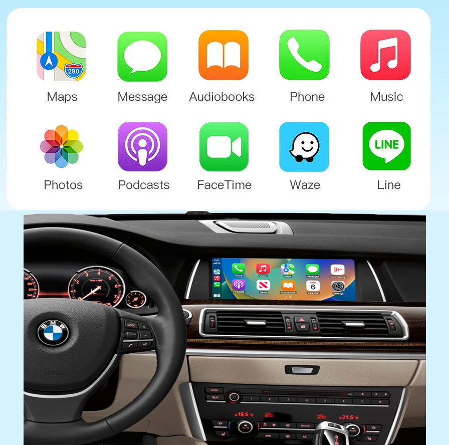 Бездротовий CarPlay та AndroidAuto для BMW 5 series F07 GT (2013-2016)