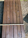 Терасна дошка імпрегнована вкрита терасною олією 30х120 мм Горіх, фото 6