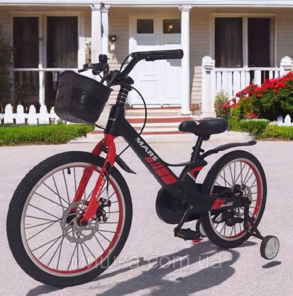 Дитячий велосипед, колеса 20", магнієва рама, дискові гальма, крила, "MARS-2 Evolution", фото 1