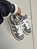 Жіночі кросівки Adidas Campus Grey White Gum Адідас Кампус сірі замшеві демісезон демісезон, фото 7