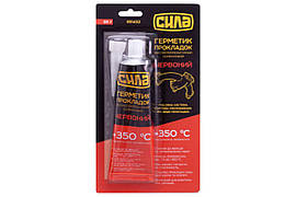 Герметик високотемпературний Сила 85г червоний