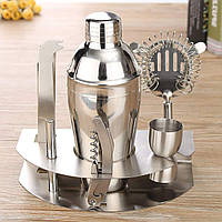 Набор бармена из 7 предметов, Наборы для бара с подставкой, Инвентарь бармена