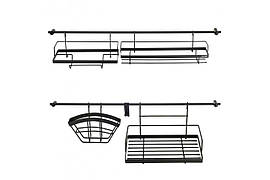 Набір полиць кухонних з рейлінги Kamille 2 x 780 мм 16 од.