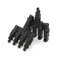 Конектор розгалужувач MC4 Т4 для монтажу сонячних систем, 30A, 1000V