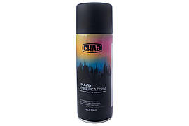 Фарба аерозольна Сила 400 мл RAL 9005 чорна мат