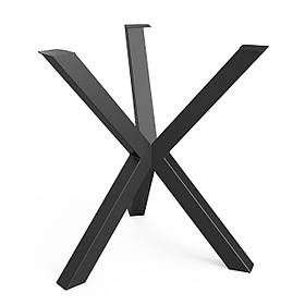 Каркас для журнального столу з металу Ø 500 мм, H 500 мм Scandi Чорний