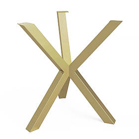 Каркас для журнального столу з металу Ø 500 мм, H 500 мм Scandi Золото