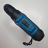 Шурупокрут із набором інструментів Jiageng Cordless Drill 25V J-25, синьо-чорний, фото 6