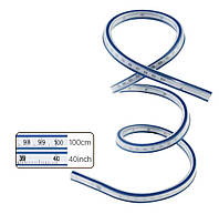 Лекало линейка гибкая двусторонняя 100 см/40 дюймов (7109)