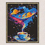 Алмазна мозаїка/вишивка Космічний вихор з голограмними стразами 30*40 см Ідейка AMO 8005, фото 5