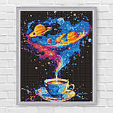 Алмазна мозаїка/вишивка Космічний вихор з голограмними стразами 30*40 см Ідейка AMO 8005, фото 6