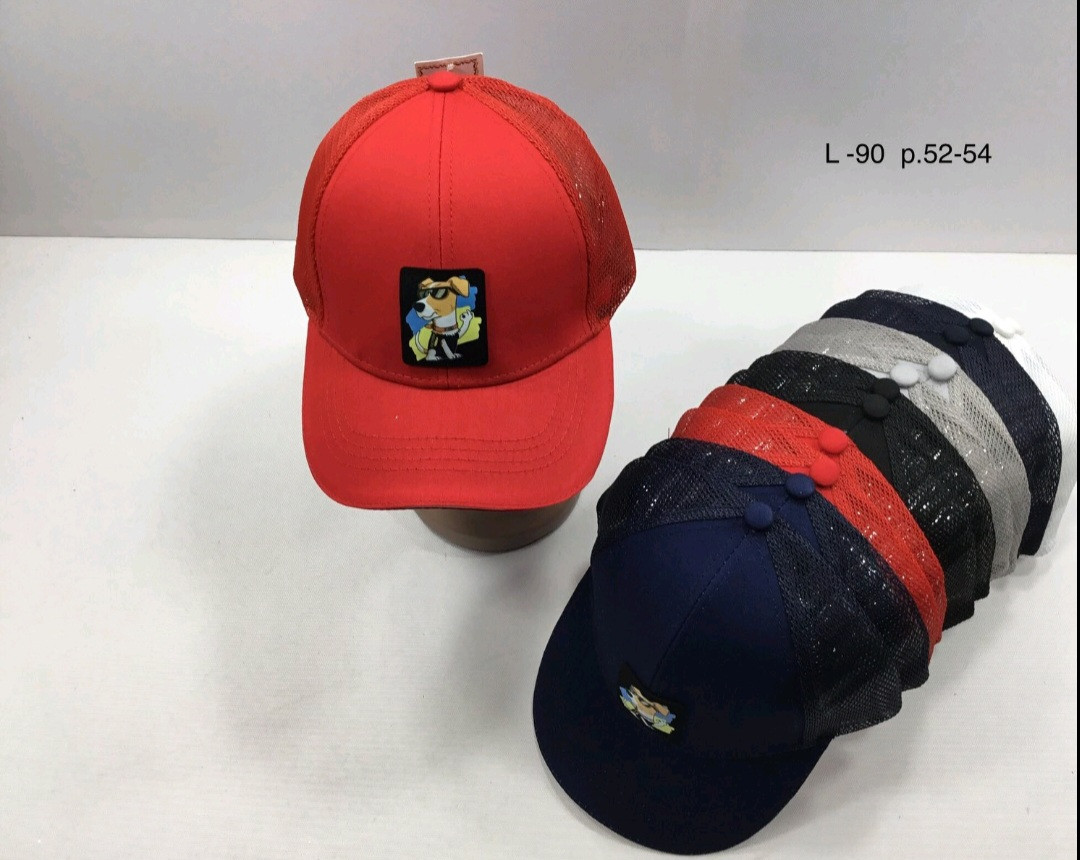 Оптом Підліткова кепка гуртом "Пес Патрон" + сітка